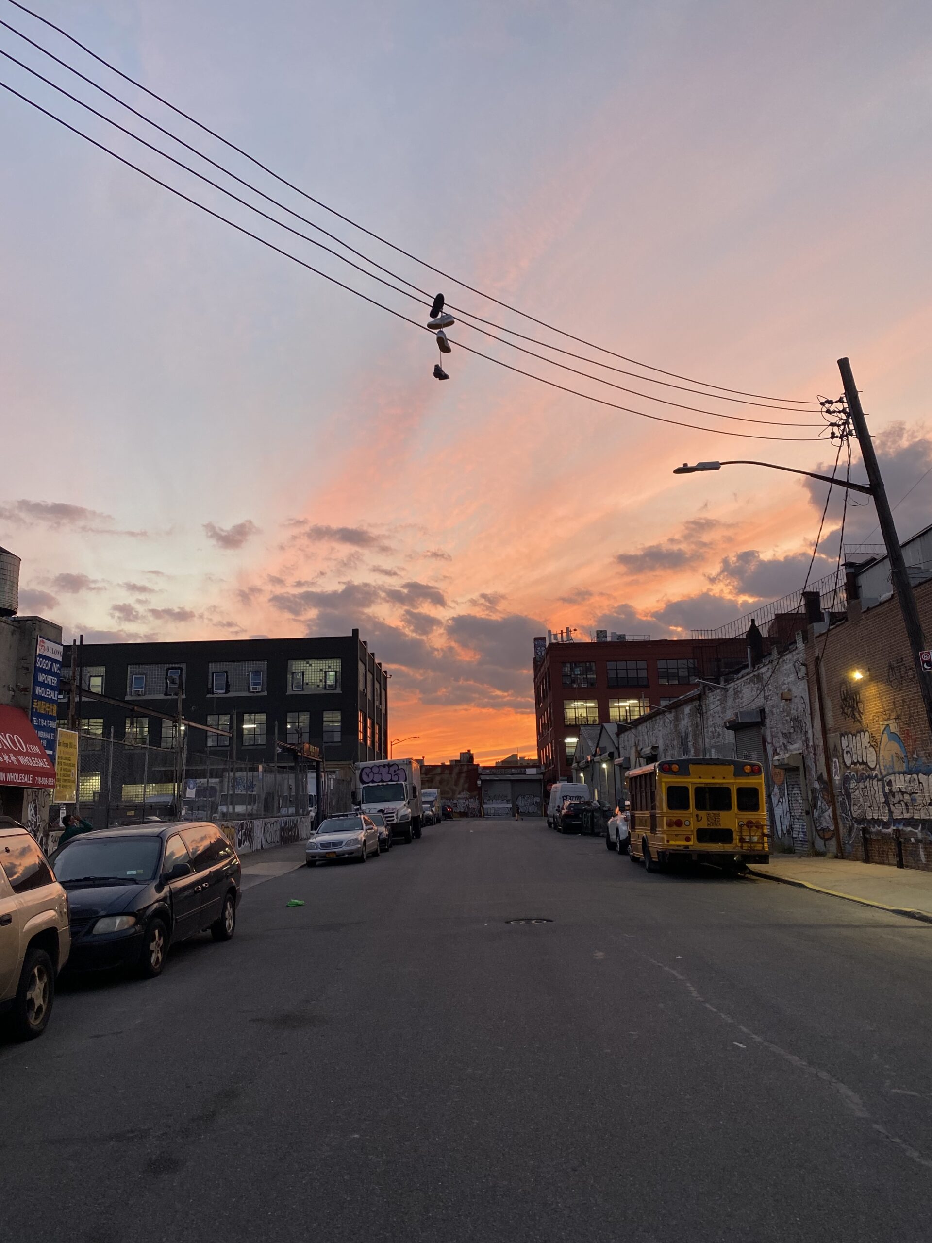 bushwick brooklyn sunset